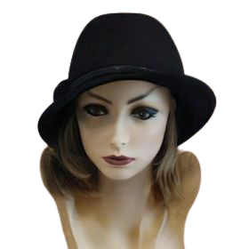   Καπέλο γυναικείο Fedora  Cleo μαύρο